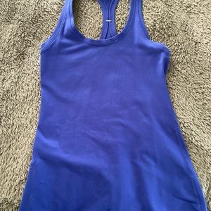 Lululemon Cool Racerback Blue Tank size 4